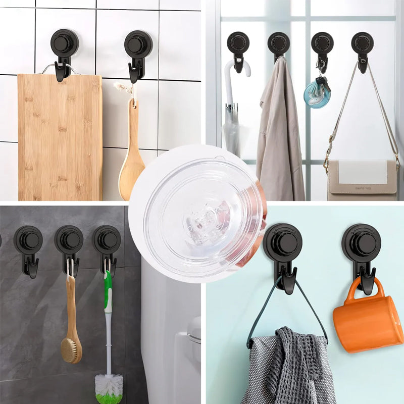 Suction cup hooks - Strong attachment without drilling