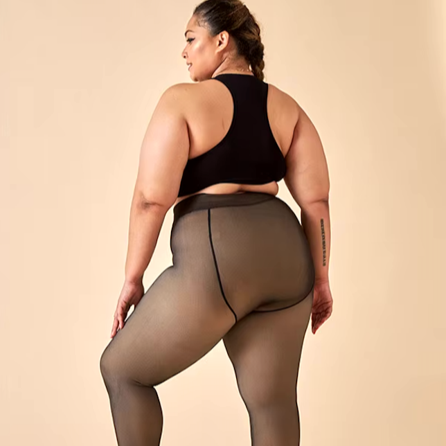 The transparent polar tights