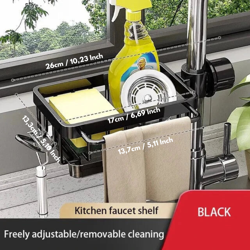 Aluminum sink organizer - Keep your space clean 